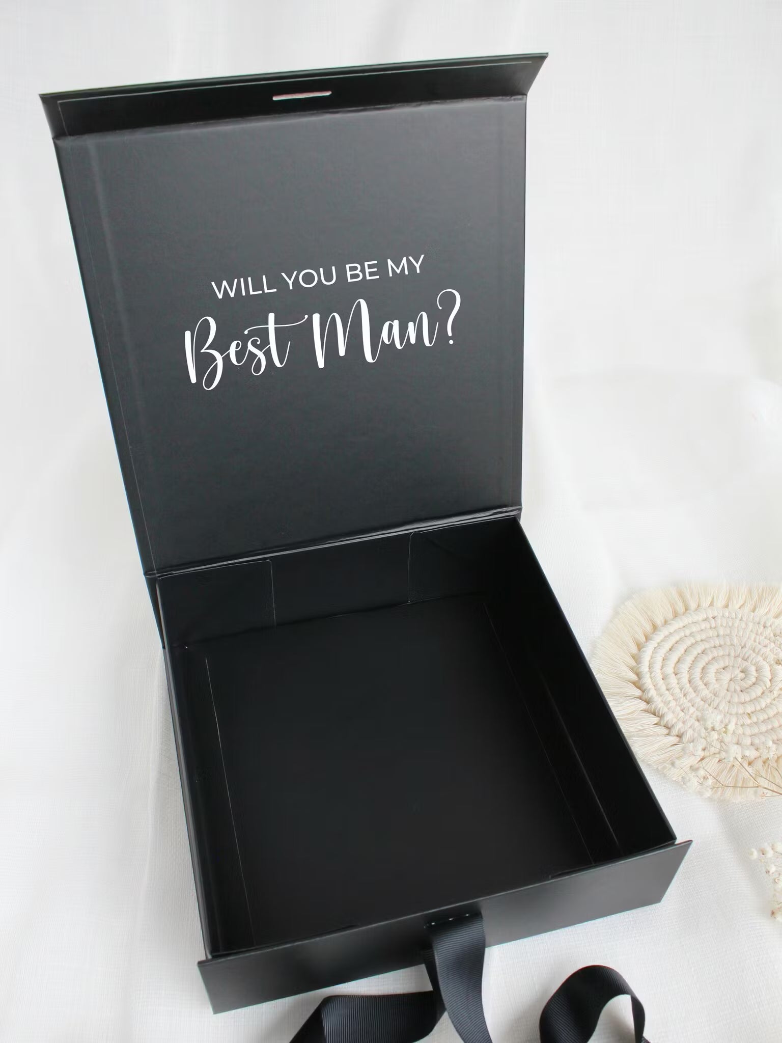 Presentbox, Best Man Proposal Svart