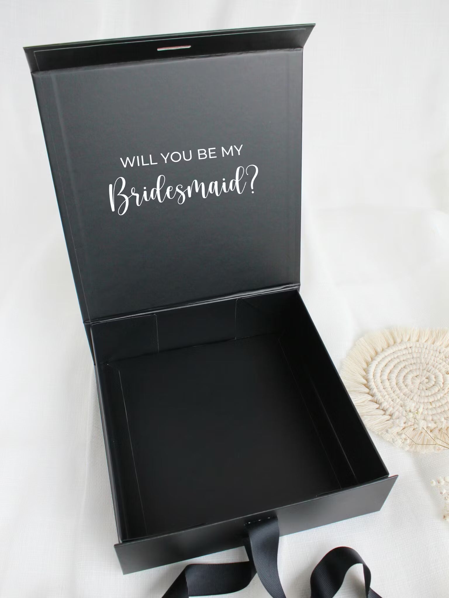 Presentbox, Bridesmaid Proposal Svart