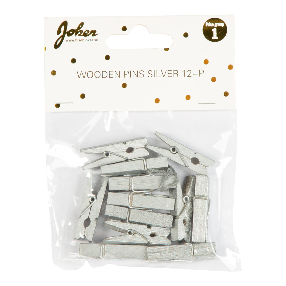 Klädnypor Små Silver