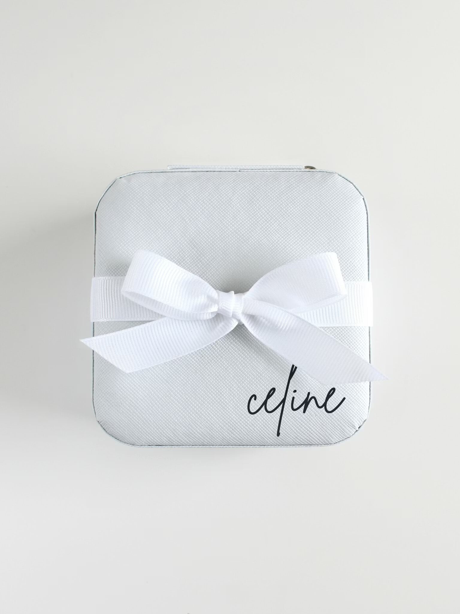 Personlig resesmyckeskrin med namntryck