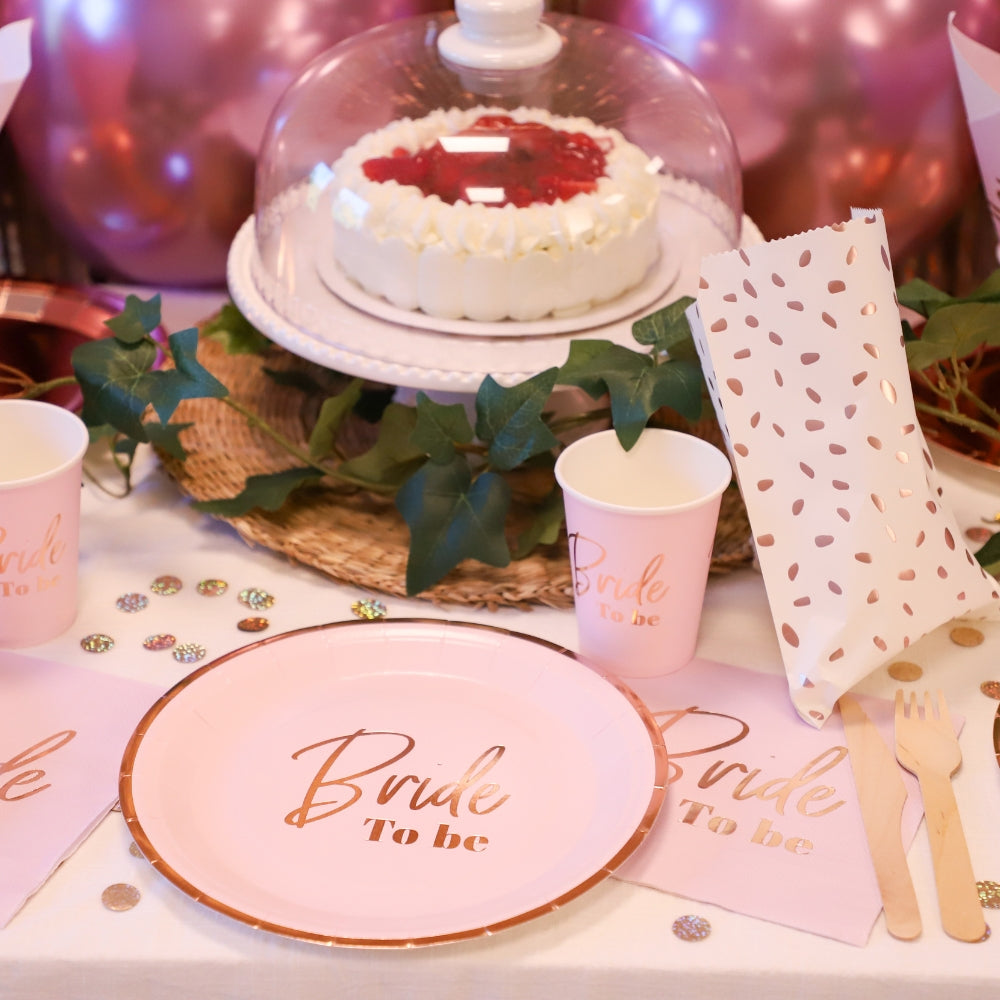 Papperstallrik Bride To Be 8-pack