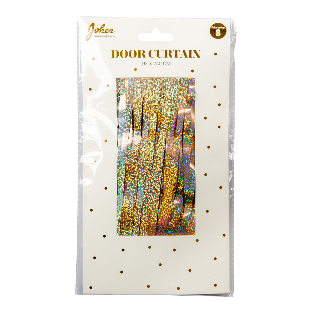 Dörrdraperi i rosèguld