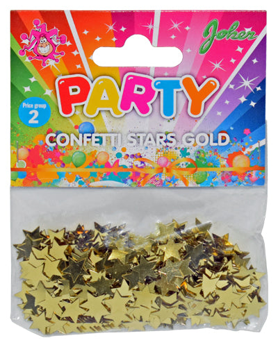 Konfetti Stjärnor Guld