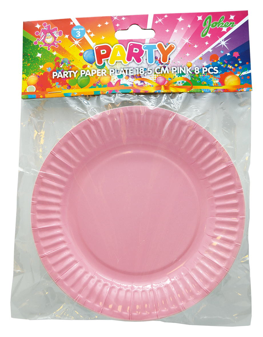 Tallrik Rosa 18,5 cm 8-pack