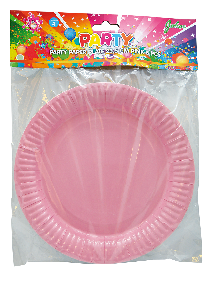 Tallrik Rosa 23 cm 8-pack