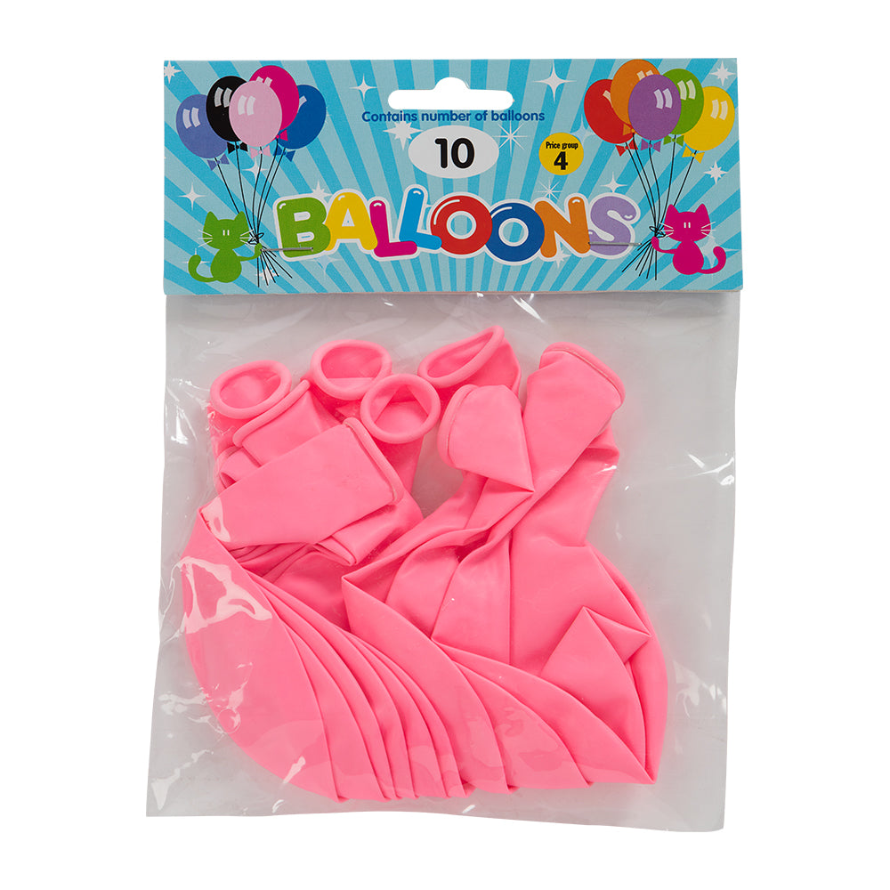 Ballonger Rosa 10-pack
