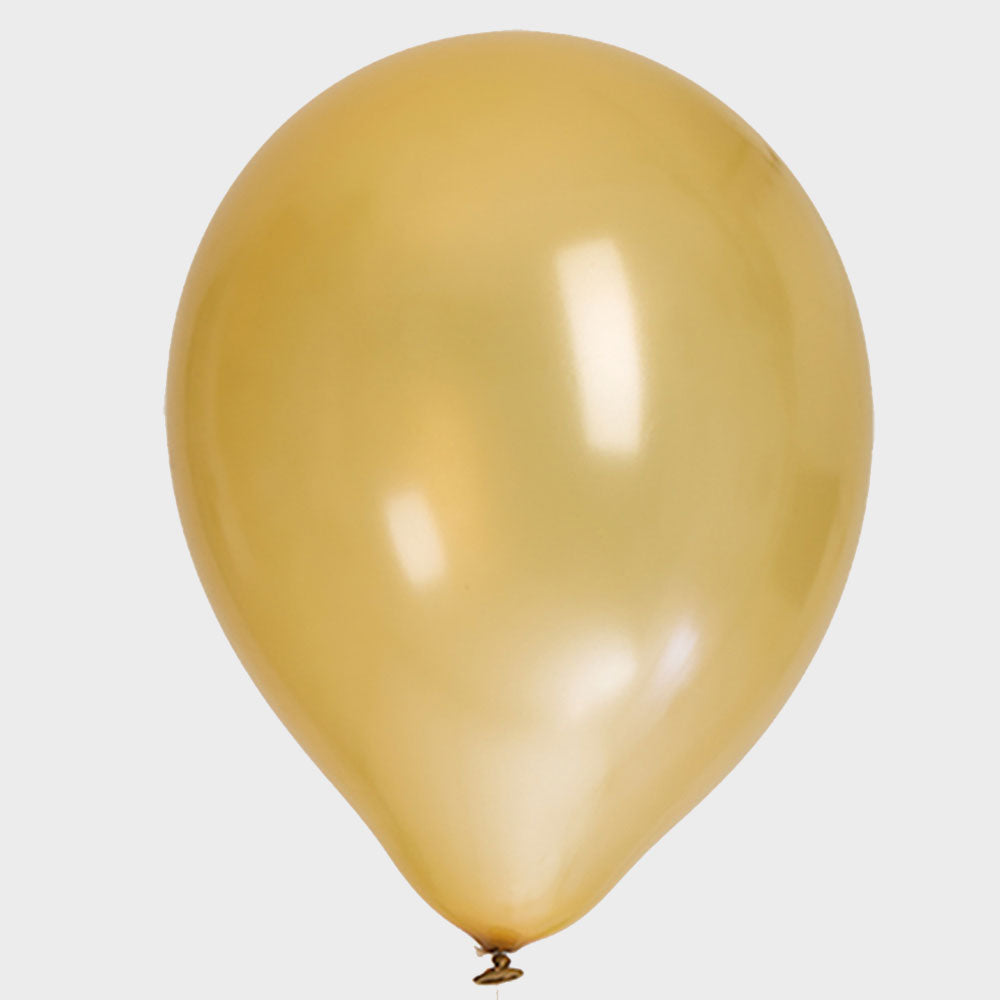 Ballonger i Guldmetallic 8-pack