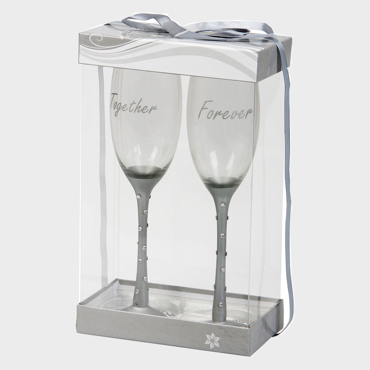 Champagneglas Glas Set Together