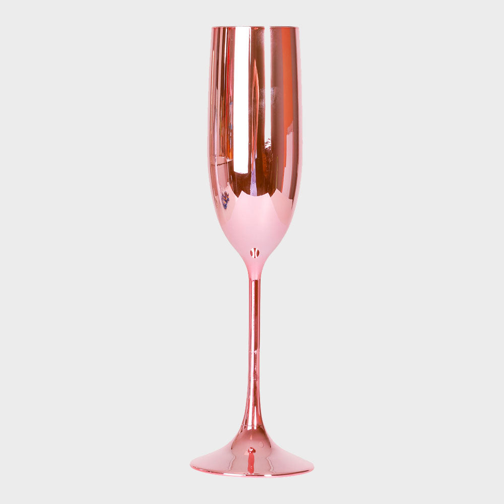 Champagneglas Rosa Metallic