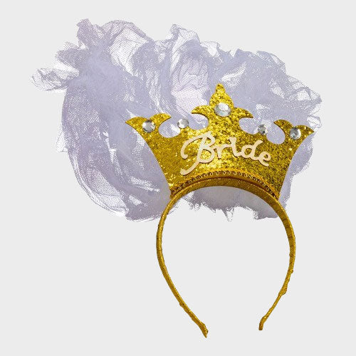 Diadem Bride To Be med Krona och Slöja