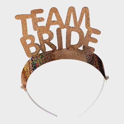 Diadem/tiaror med text 5 x Team Bride