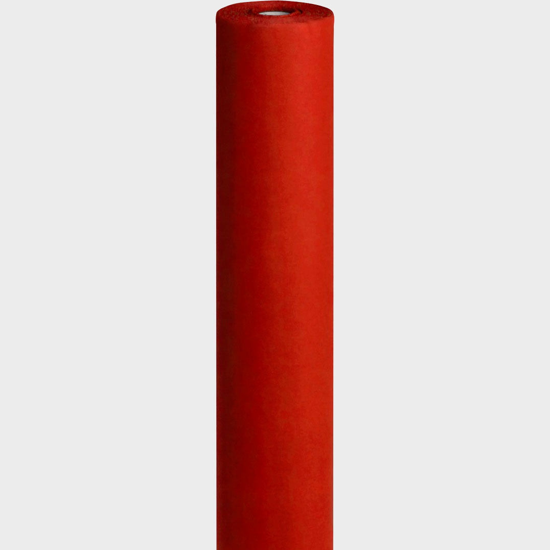 Engångsduk på rulle - Röd, 1,20 x 25 m