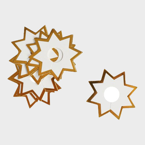 Glasmarkörer Guld 12-Pack