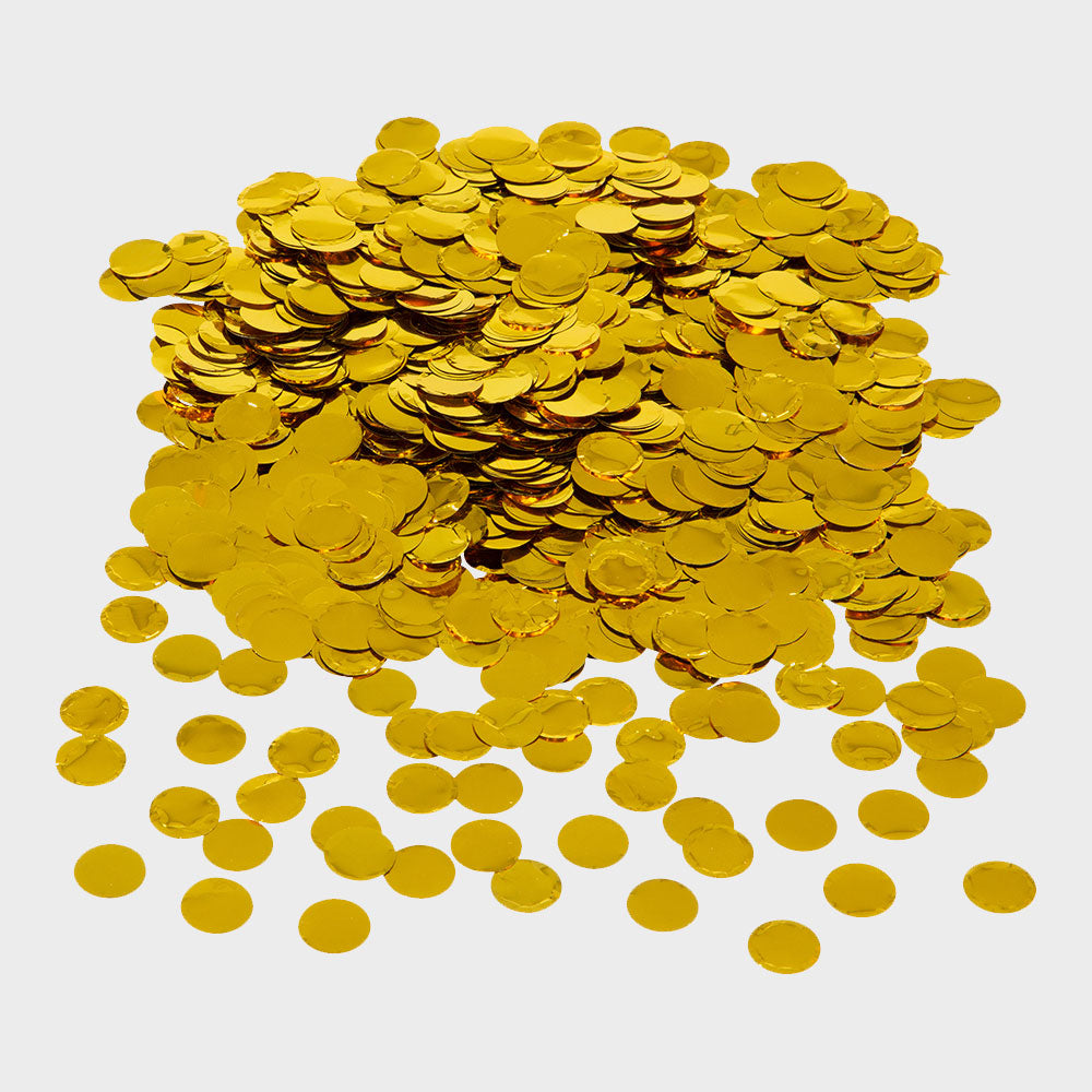 Konfetti Rund Guld