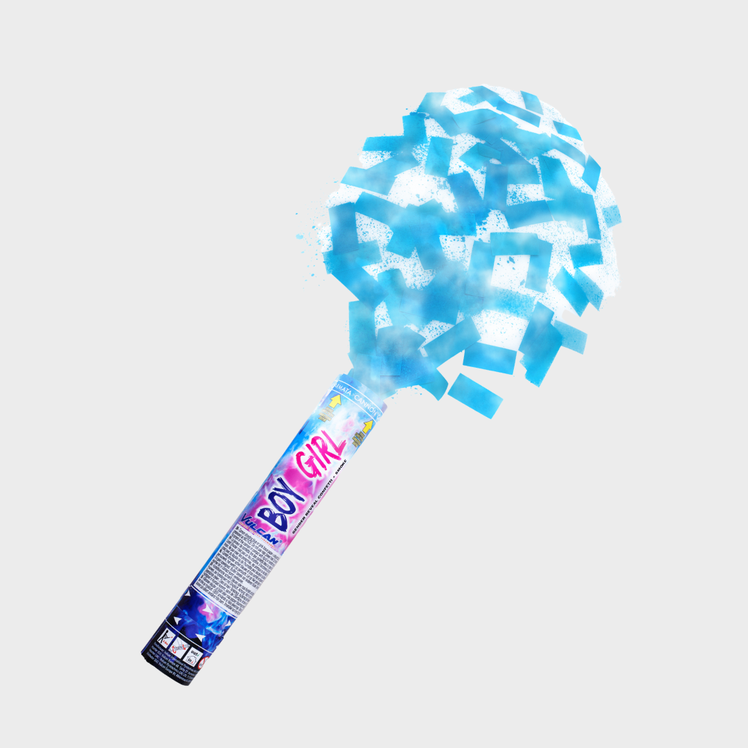 Konfettikanon 30 cm Rök-konfetti GR Boy