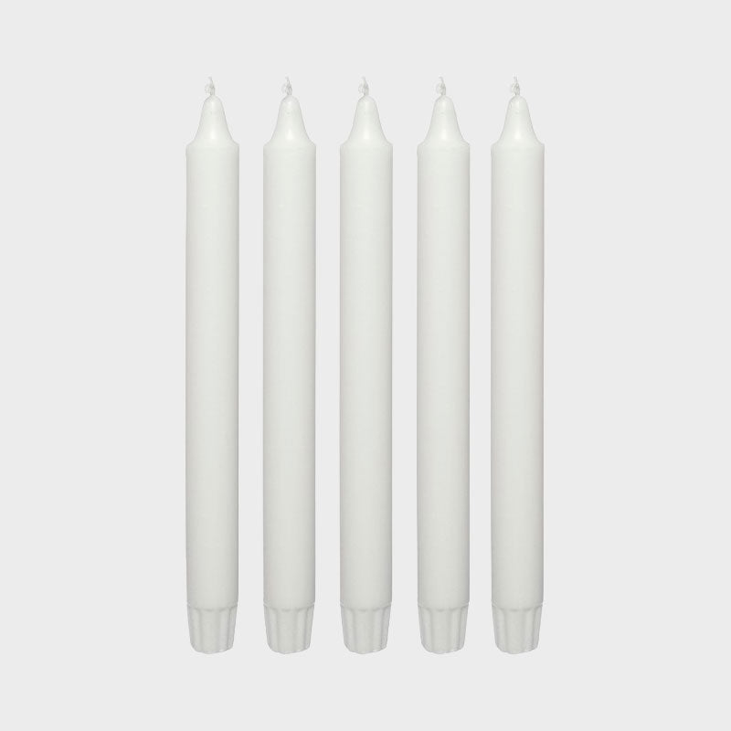 Kronljus stearin - Vit Brinntid 7 timmar