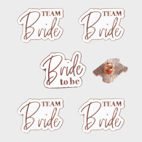 Pins Bride to Be Roséguld