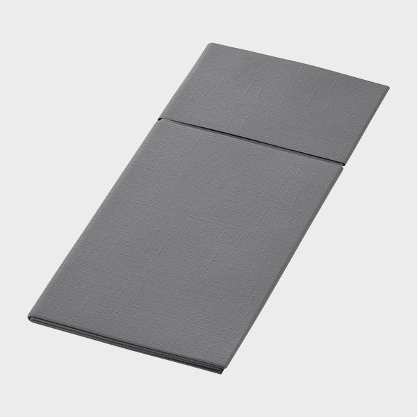 Servett Med Bestickficka Duniletto - Granitgrå 40x48 cm