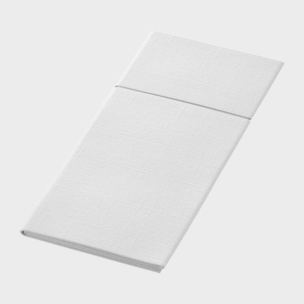 Servett Med Bestickficka Duniletto Slim - Vit 40x33 cm