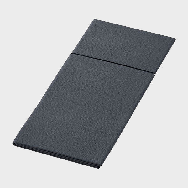 Servett Med Bestickficka Duniletto Slim - Svart 40x33 cm