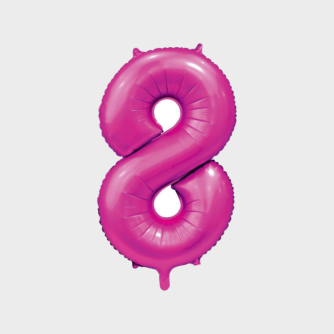 Sifferballong Rosa Metallic 8 86 cm