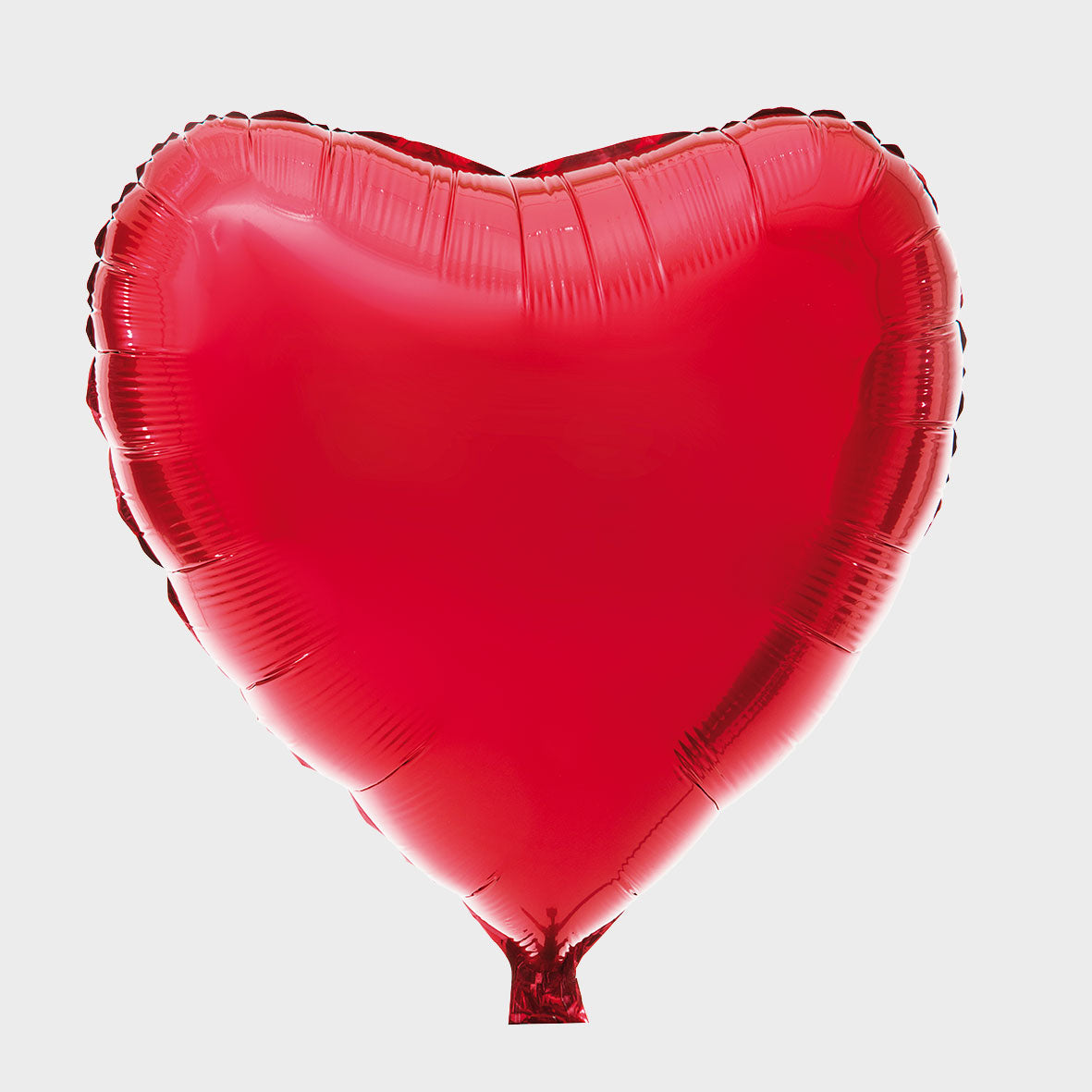 Stor Hjärtformad Folieballong Röd