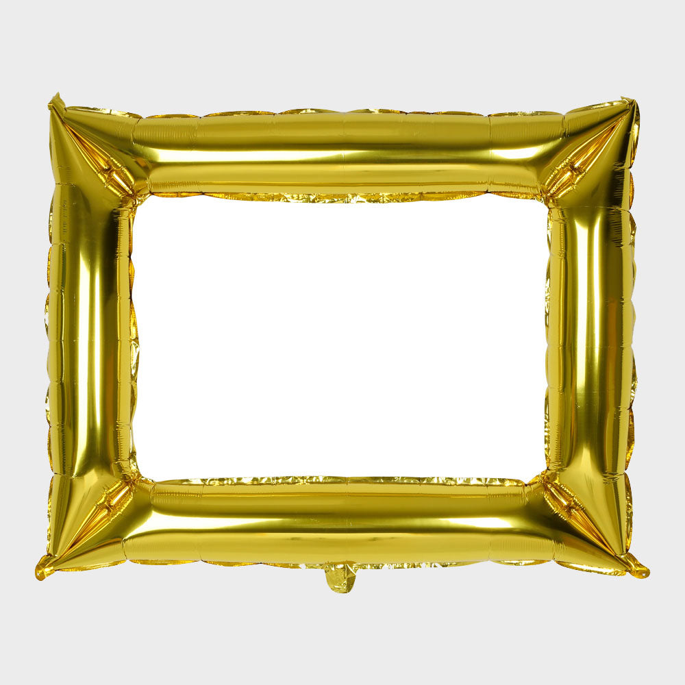 Uppblåsbar Foto ram i folieguld