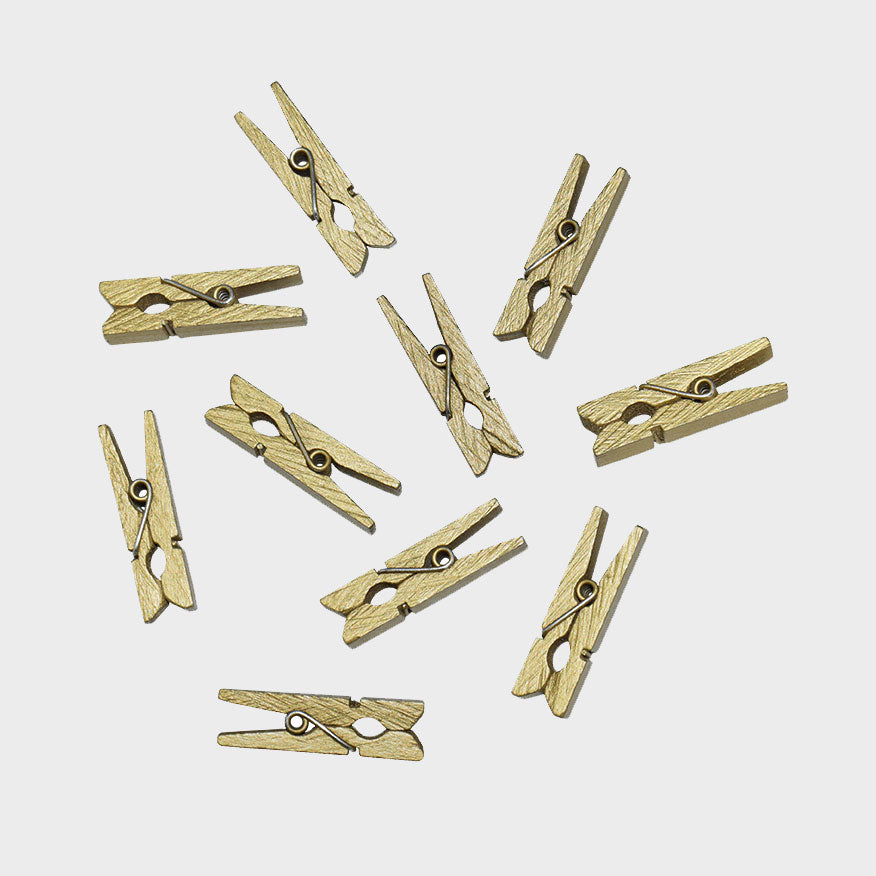 Klädnypor Små Guld