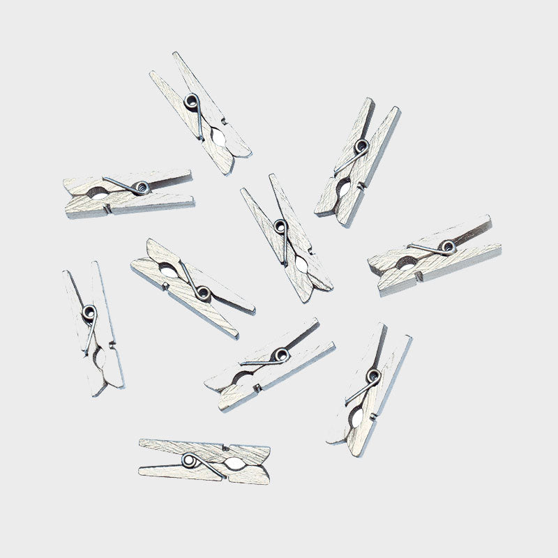 Klädnypor Små Silver