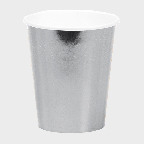 Pappersmuggar i Silver 8-pack