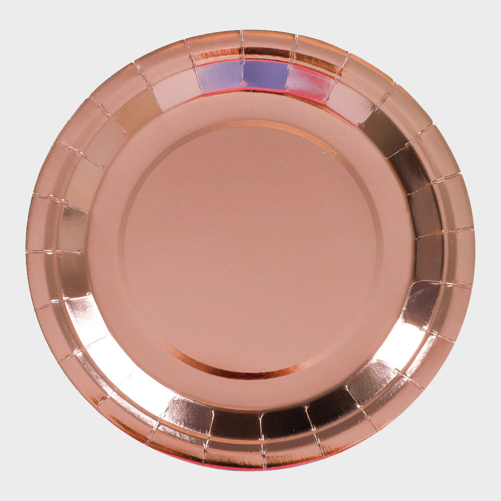 Papperstallrik Rosé 8-pack 23cm
