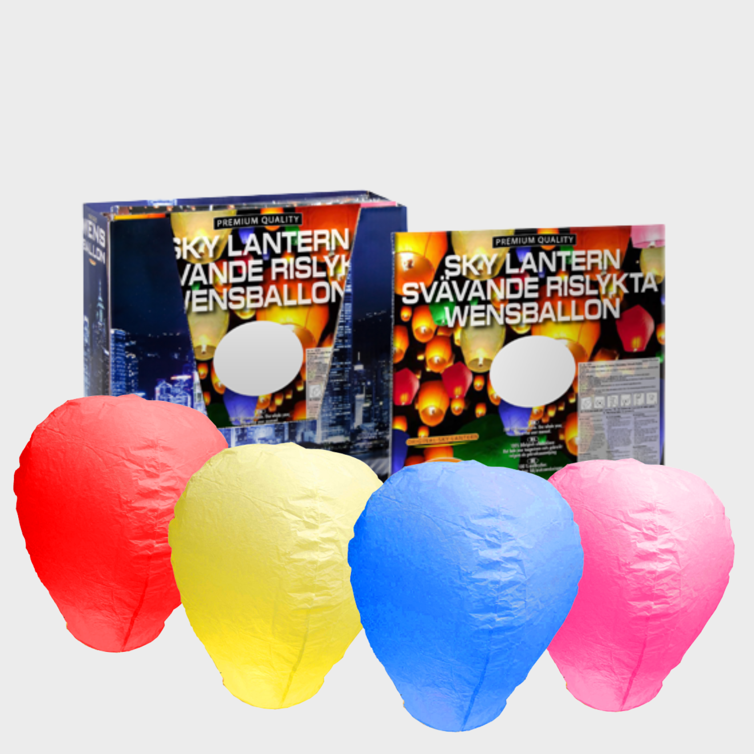 Svävande Rislyktor Mix 2st/fp