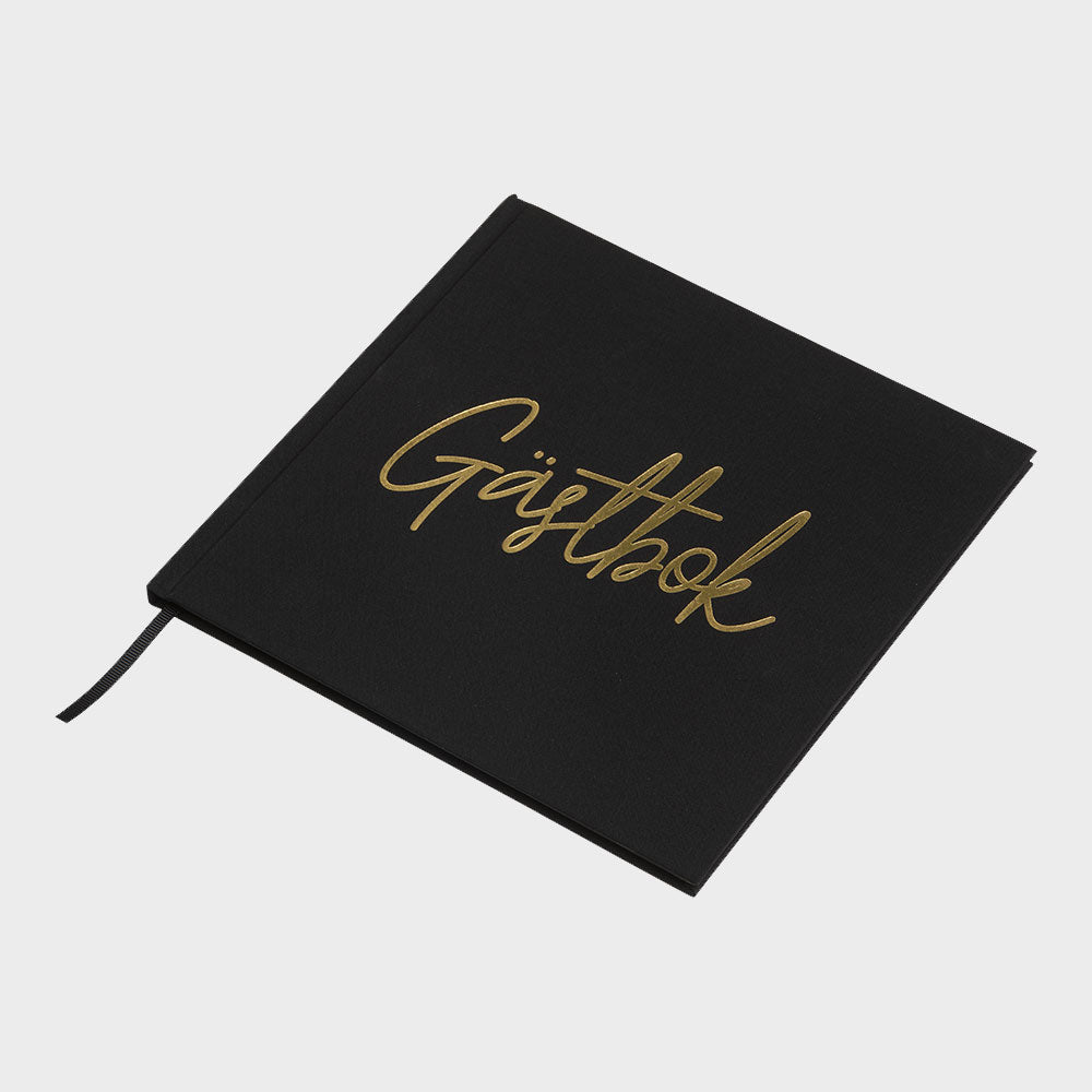 Svart gästbok