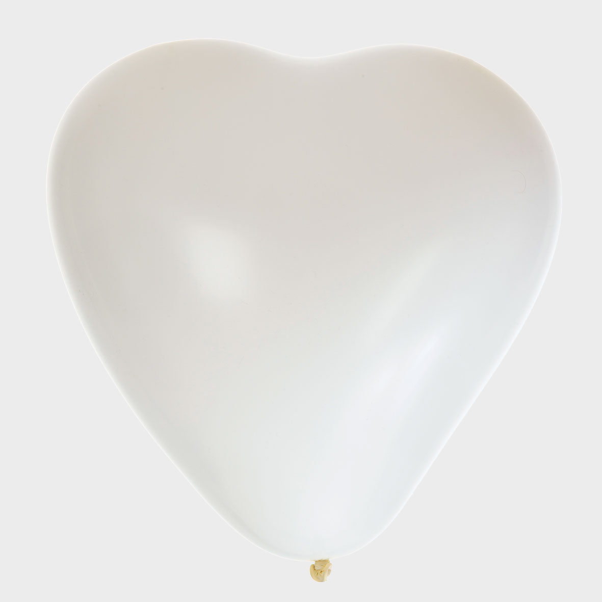 Hjärtformade Ballonger i Vitt 8-pack