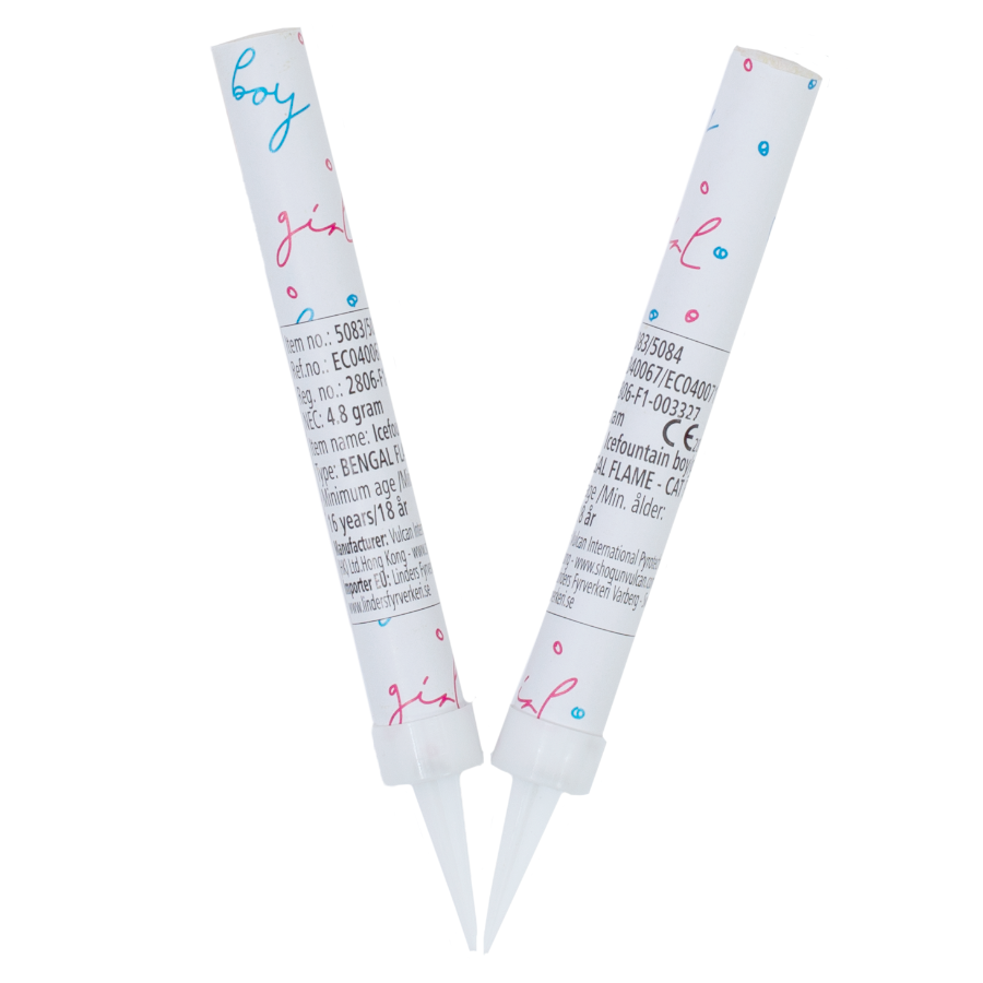 Isfackla Gender Reveal Girl 2-pack