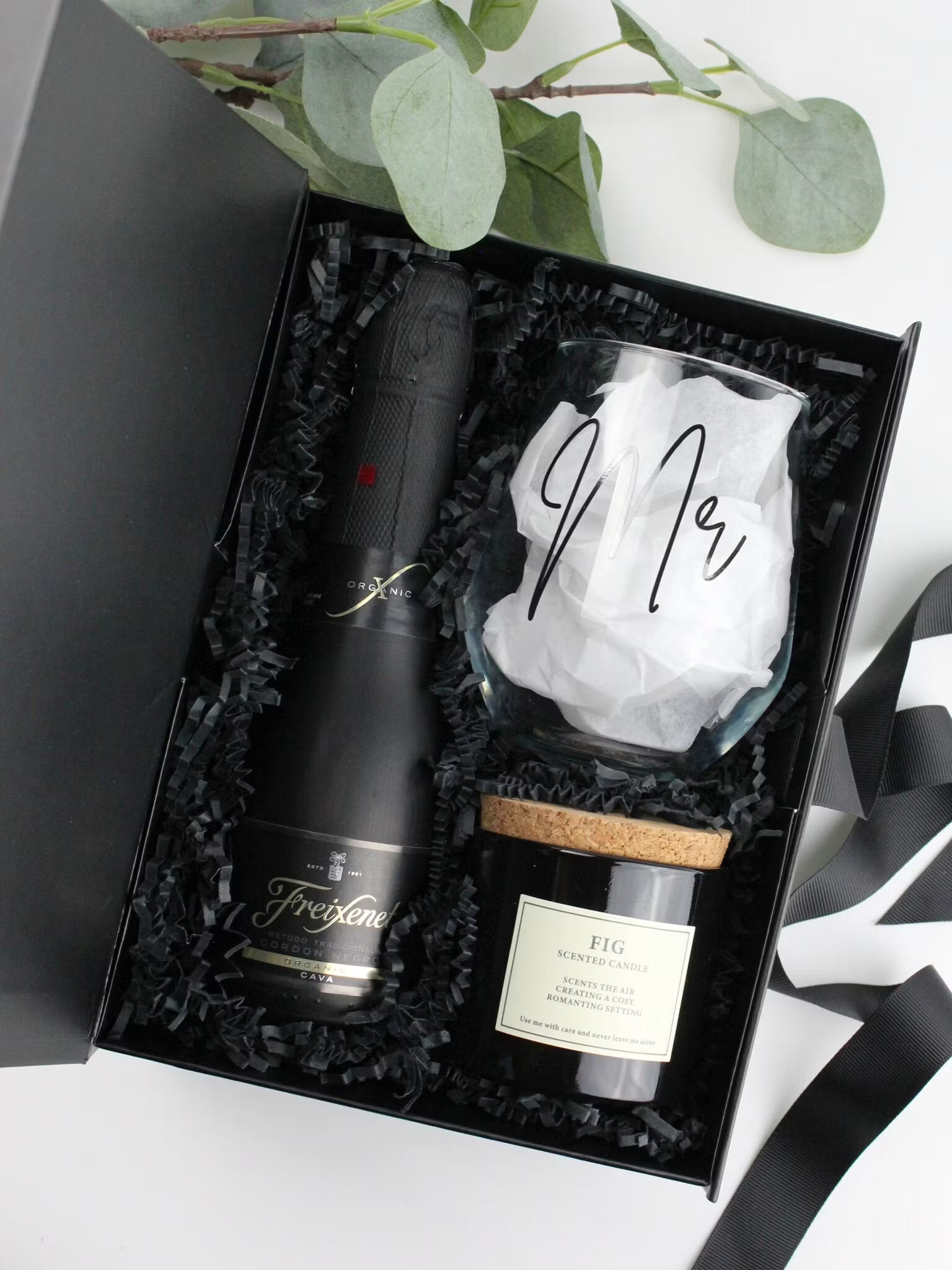 Personlig Presentbox SMALL, Svart