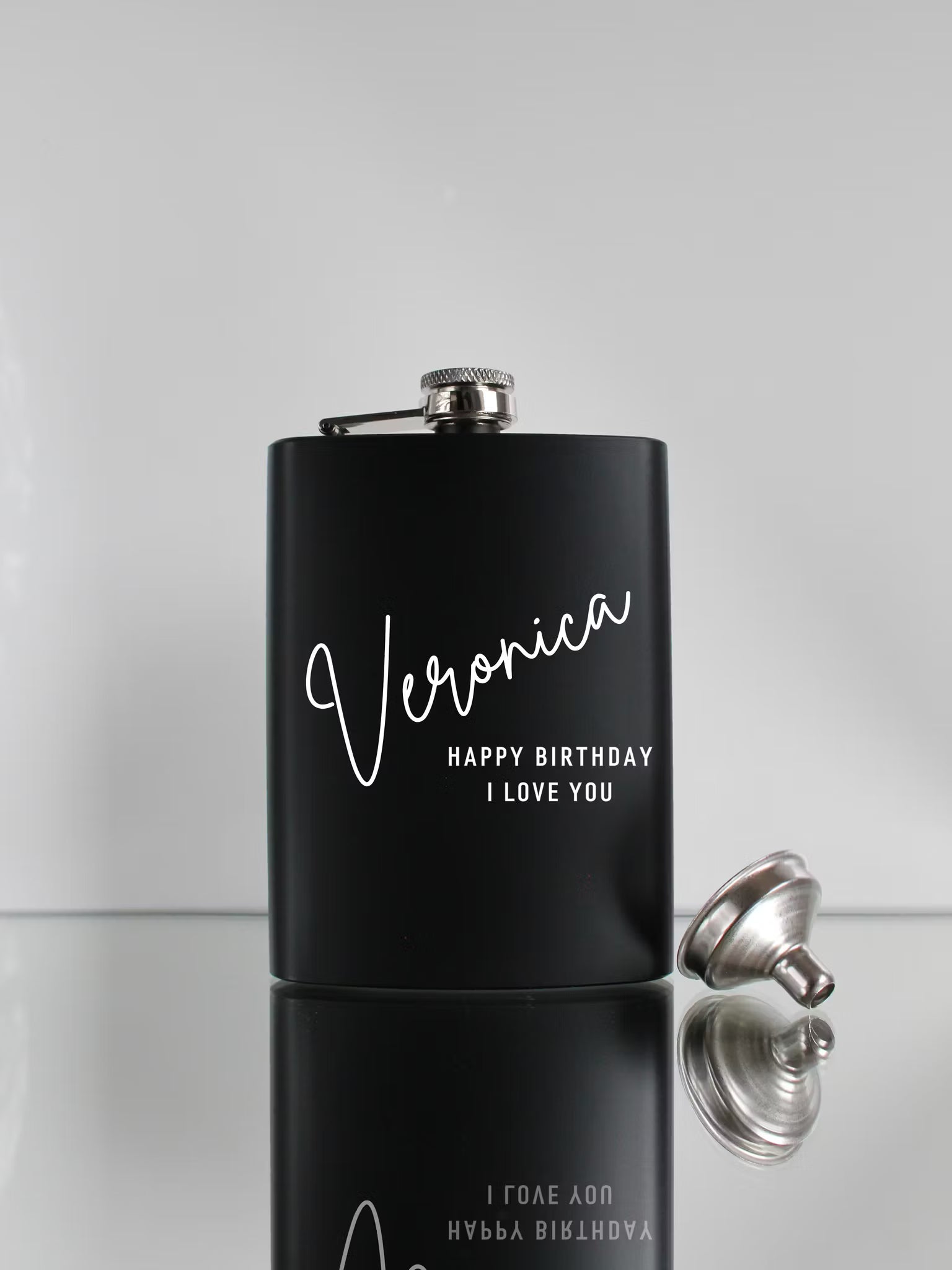 Svart fickplunta med design