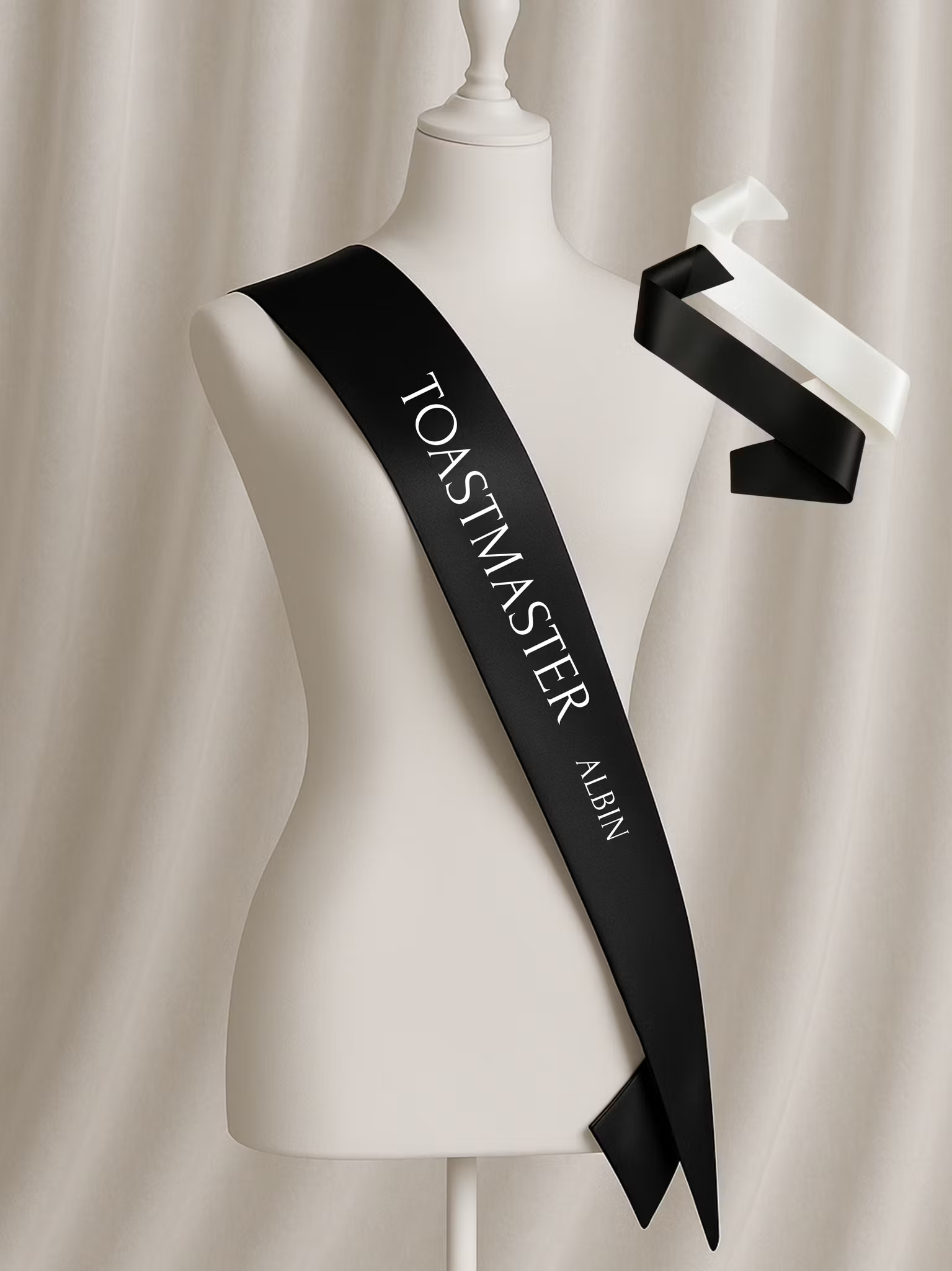 Ordensband Lyx – Toastmaster - Svart