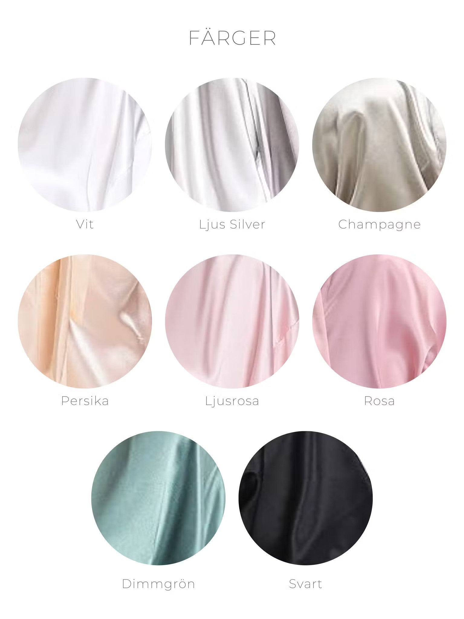 Personlig morgonrock i exklusiv satin med tryck